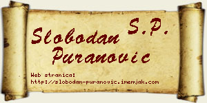 Slobodan Puranović vizit kartica